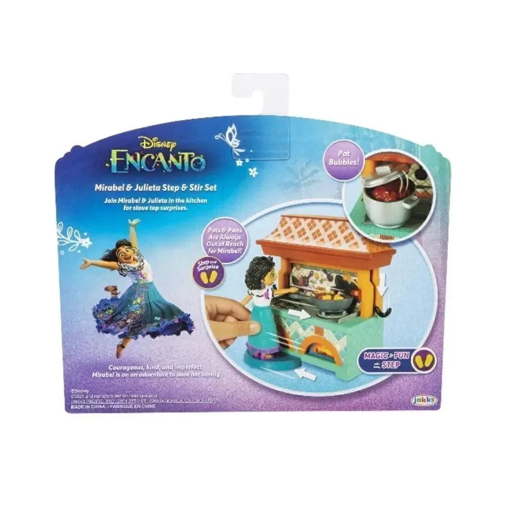 Girls Encanto Disney Mirabel & Julieta Step & Stir Doll 9- Piece Play Set & Bag